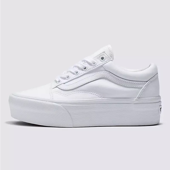White vans never worn size 9 (no box) - Picture 1 of 1